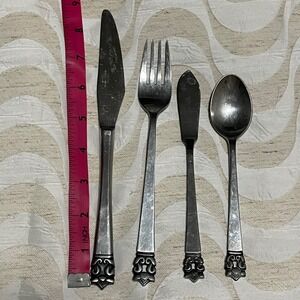 Stanley Roberts Vintage Roget‎ Stainless Japan Flatware Set 4 Silverware Cutlery